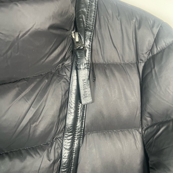 Mackage Yara Lightweight Down Coat - Size Medium Black - Picture 5 of 16